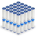 Pleated Poly Sediment Water Filter Cartdrige 20x2.5" 5 micron 25 Pack