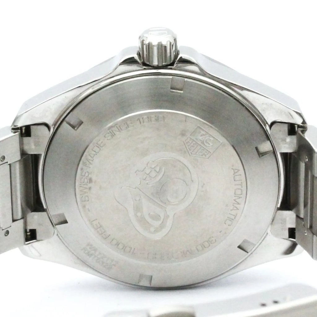 Pre-Owned Polished TAG HEUER Aquaracer Calibre 5 Steel Automatic Watch WAY2112 BF570555 (Good)