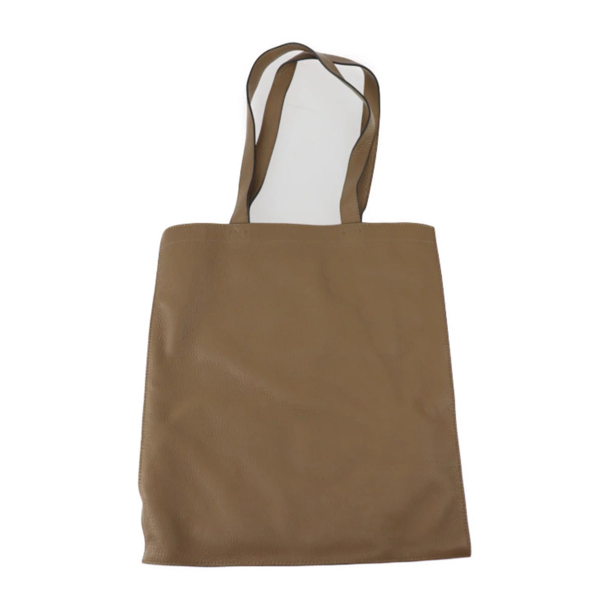 Pre-Owned FENDI Fendi Tote Bag 7VA426 Leather Brown Series Shoulder Coffee Cup Pattern (Like New)