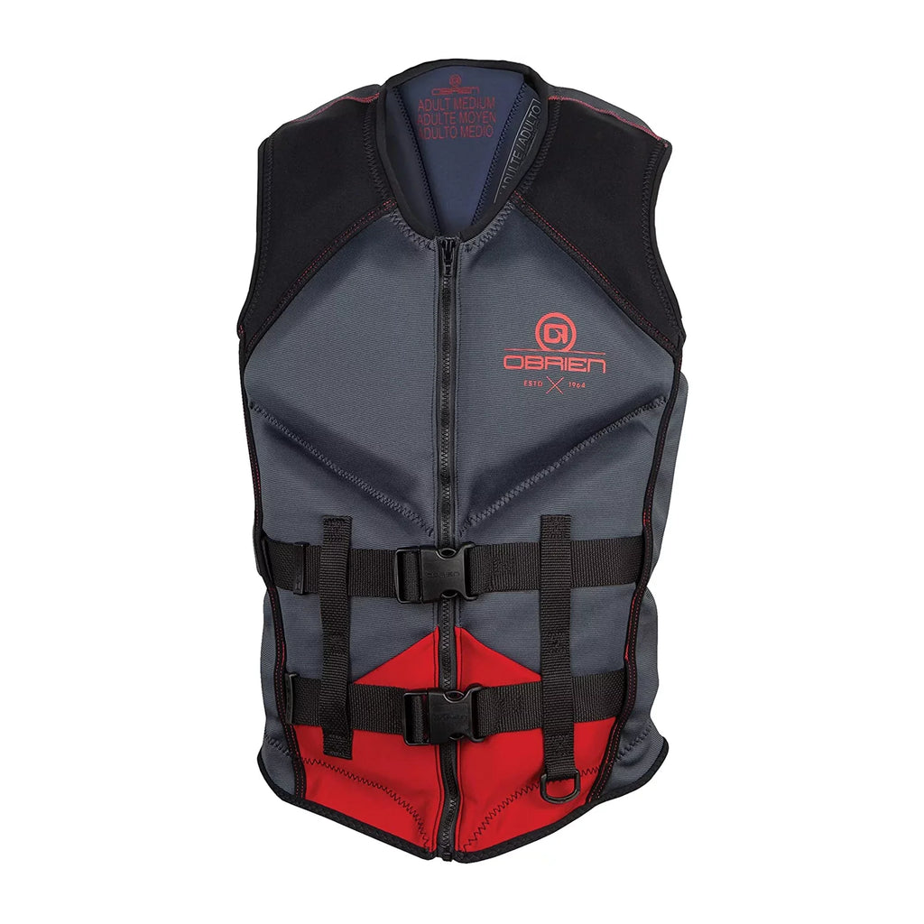 O'Brien Men's Recon Flex Fit Neoprene CGA Life Jacket, Size 2X-Large, Red