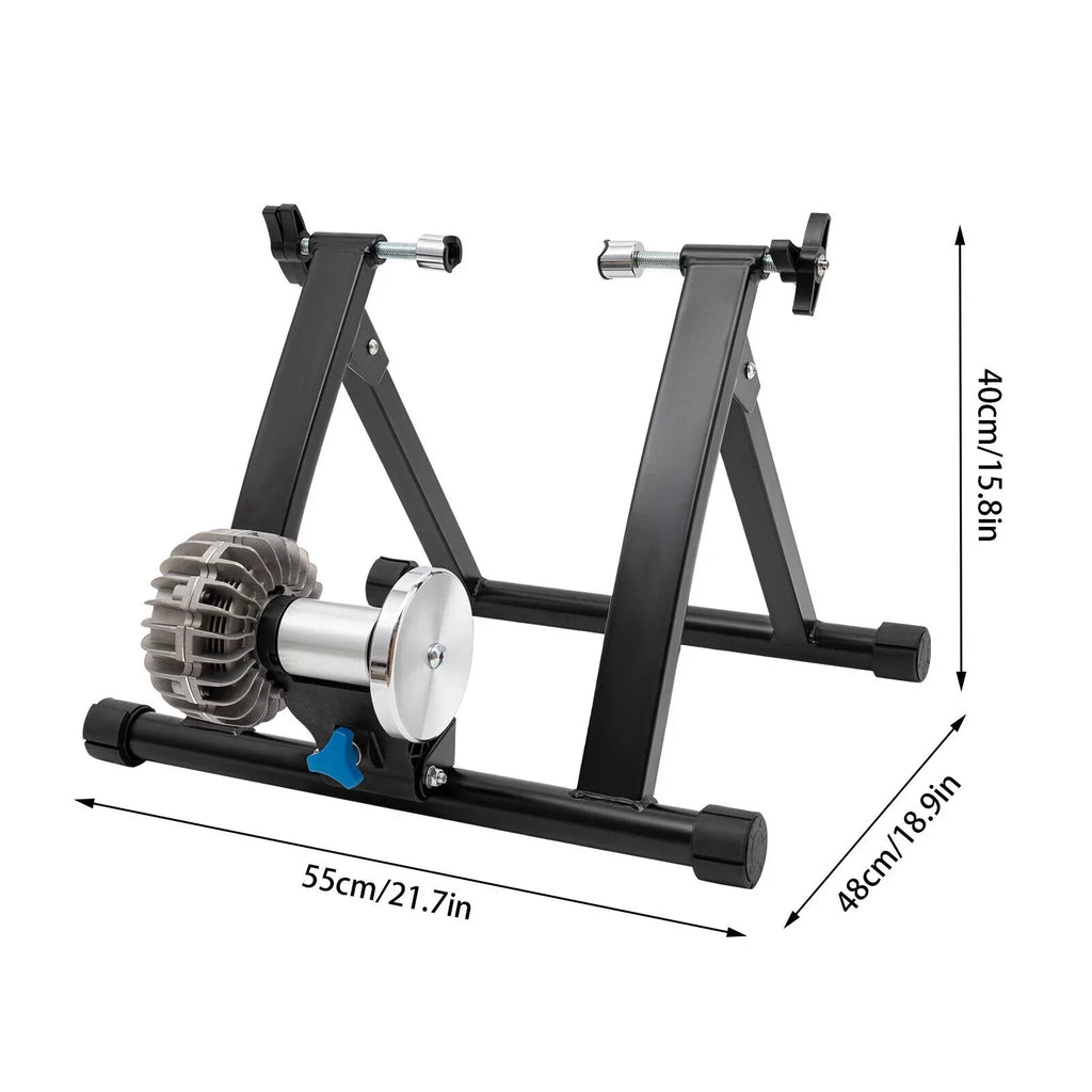 Portable Bicycle Trainer Stand Indoor Bicycle Trainer Stand Training Rack 26-29 700C Bicycle 900W Black