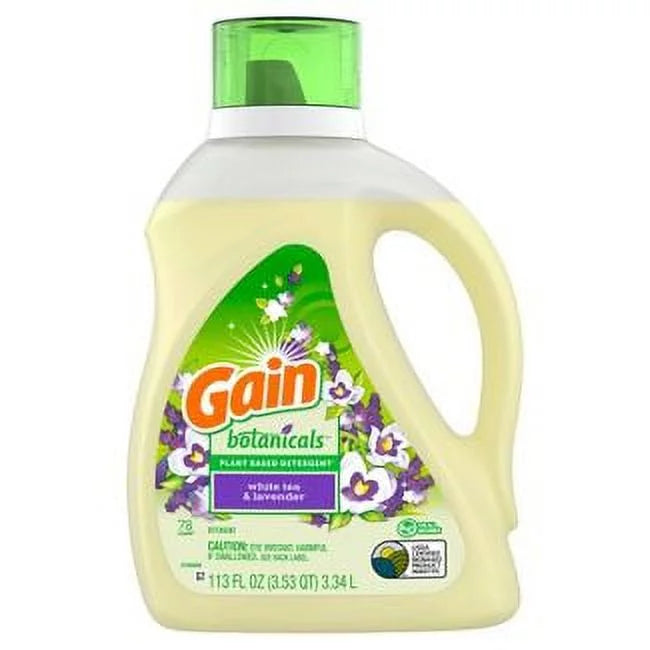 Gain Botanicals Plant Based Detergent White Tea & Lavender 113 FL oz