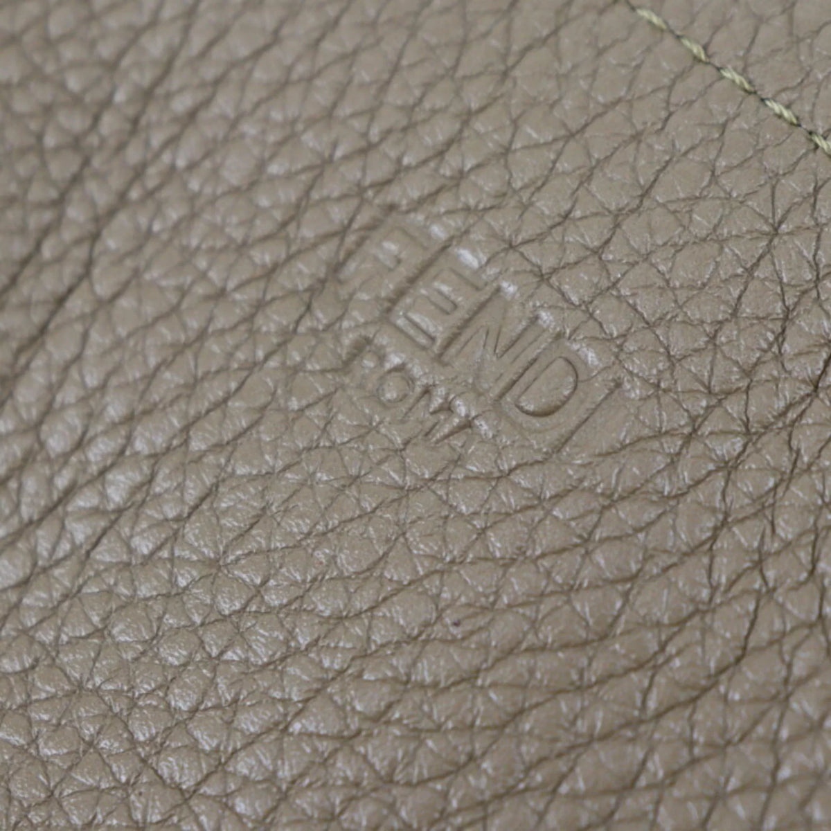 Pre-Owned FENDI Fendi Tote Bag 7VA426 Leather Brown Series Shoulder Coffee Cup Pattern (Like New)