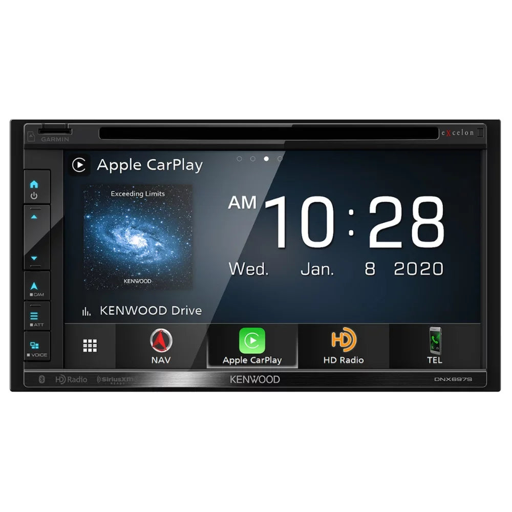 New Kenwood DNX697S 6.8" Navigation DVD Receiver & DRV-N520 Full HD Dashboard Camera