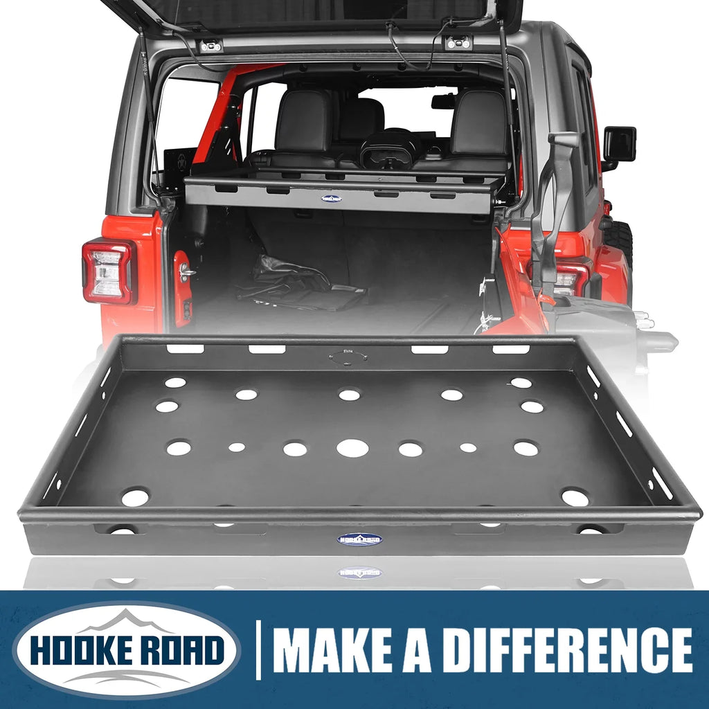Hooke Road Cargo Carrier for Hard Top Steel Interior fits Jeep Wrangler JL 2018-2023