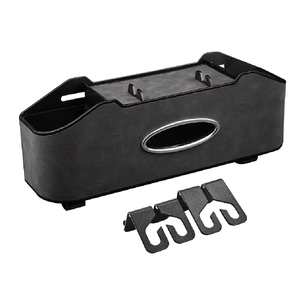 yotijar Car Back Saddle Headrest Hanging Storage Box Car Travel Accessories Cup Holder