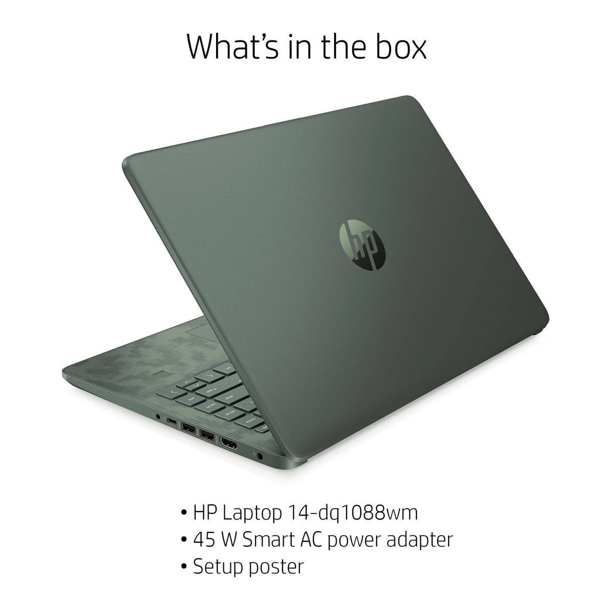 HP 14, Intel Core i5-1035G1, 8GB RAM, 256GB SSD, DIGI CAMO Laptop