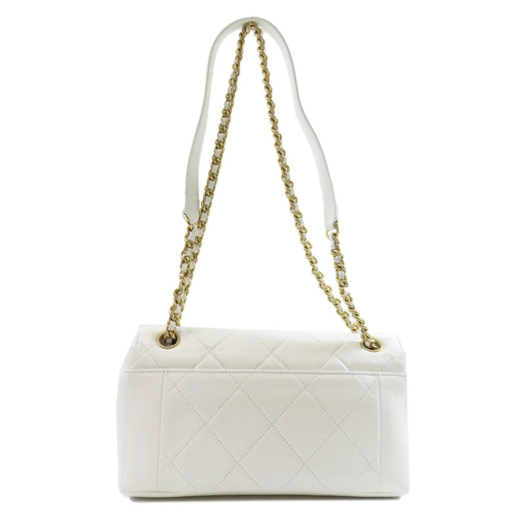 Pre-Owned Chanel Chain Shoulder Matelasse Bag Lambskin Ladies CHANEL (Good)
