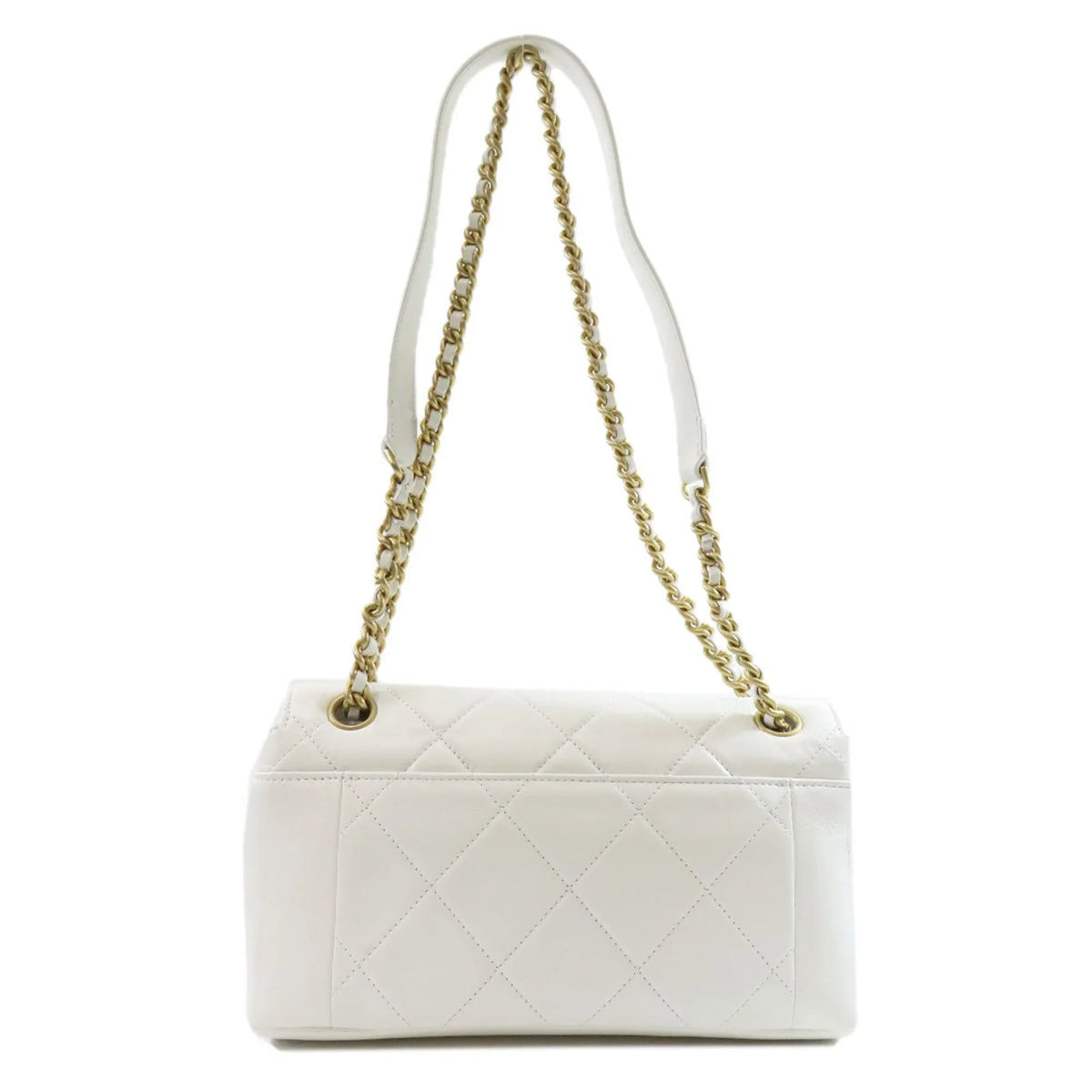 Pre-Owned Chanel Chain Shoulder Matelasse Bag Lambskin Ladies CHANEL (Good)