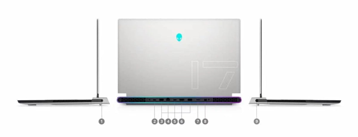 Restored Dell Alienware X17 R1 Gaming Laptop (2021) 17.3" FHD Core i7 - 1TB SSD + 1TB SSD - 16GB RAM - RTX 3060 8 Cores @ 4.6 GHz - 11th Gen CPU - 12GB GDDR6 (Refurbished)