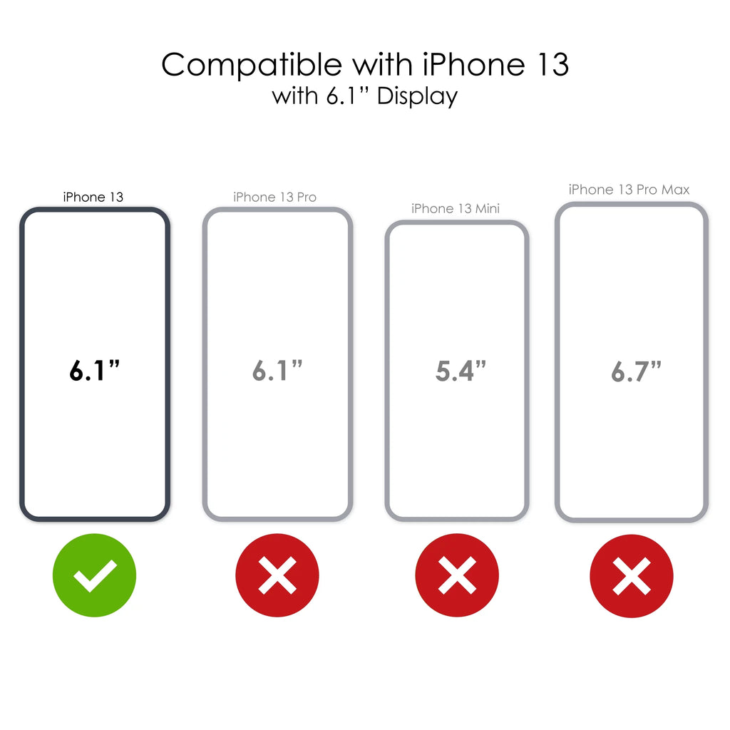 DistinctInk Clear Shockproof Hybrid Case for iPhone 13 (6.1" Screen) - TPU Bumper Acrylic Back Tempered Glass Screen Protector - CEO,000,000 Entrepreneur 3 commo