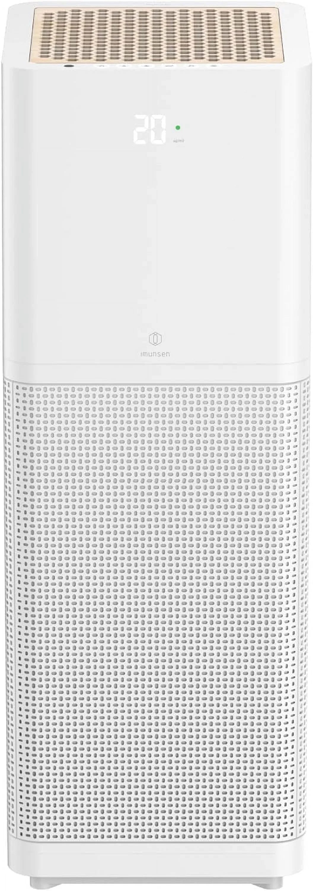 Open Box IMUNSEN M-001W True HEPA 13 Filter Air Purifier with Quiet Auto Sleep Mode,White