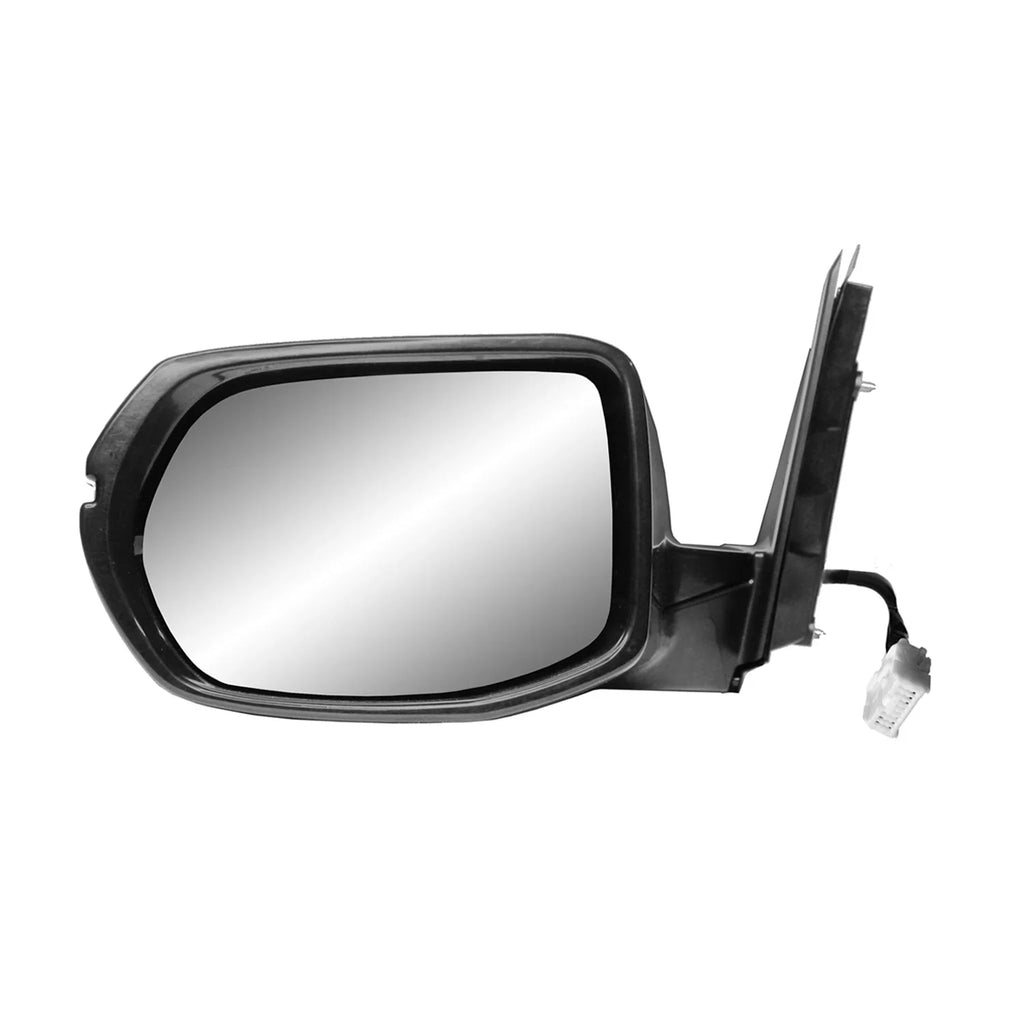 63071H - Fit System Passenger Side Mirror for 17-19 HONDA CR-V EX, EX-L, testured black w/PTM cover, w/turn signal, w/BSDS, foldaway, w/o camera, Heated Power