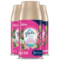 Glade Automatic Spray Refill, Air Freshener For Home And Bathroom, Tropical Blossoms, 6.2 Oz, 3 Count