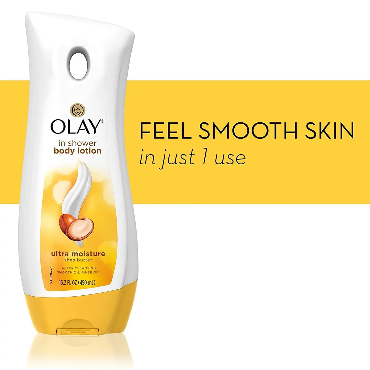 Olay Ultra Moisture In-Shower Body Lotion With Shea Butter 15.20 Oz (Pack Of 5)