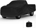 Indoor Truck Cover Compatible with 2001-2004 GMC Sonoma Crew Cab, 4.5 Foot Bed - Black Satin - Ultra Soft Indoor Material - Keep Vehicle Looking Between Use - Includes Storage Bag