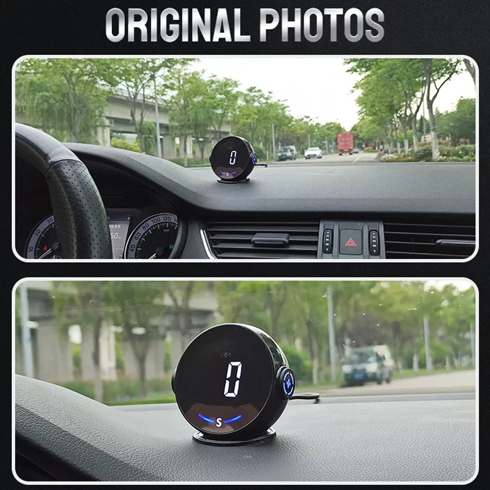 Digital Car GPS Speedometer H600G - Accurate Speed and Altitude Meter with Head-Up Display - Enhance Your Driving Experience with Global Positioning System