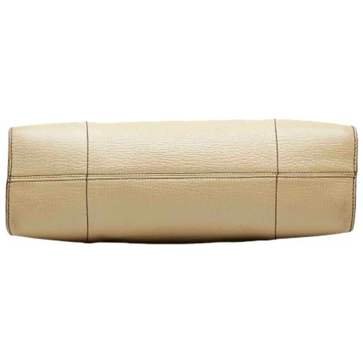 Pre-Owned LOEWE Handbag White Cream Yellow Leather Ladies (Fair)