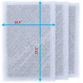 RAYAIR SUPPLY 20x30 Replacement Filter Pads Compatible with Dynamic Air Cleaner 20x30 Refills (3 Pack) WHITE
