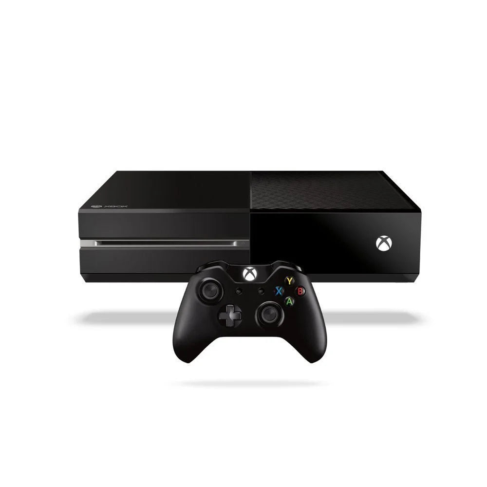 Microsoft Xbox One Original 500GB Gaming Console Black Headset 2 Controller Included With FIFA-19 Game BOLT AXTION Bundle Used