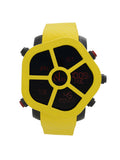 Jacob & Co. Ghost Steel Carbon Bezel Yellow Quartz Watch GH100.11.NS.PC.ANH4D