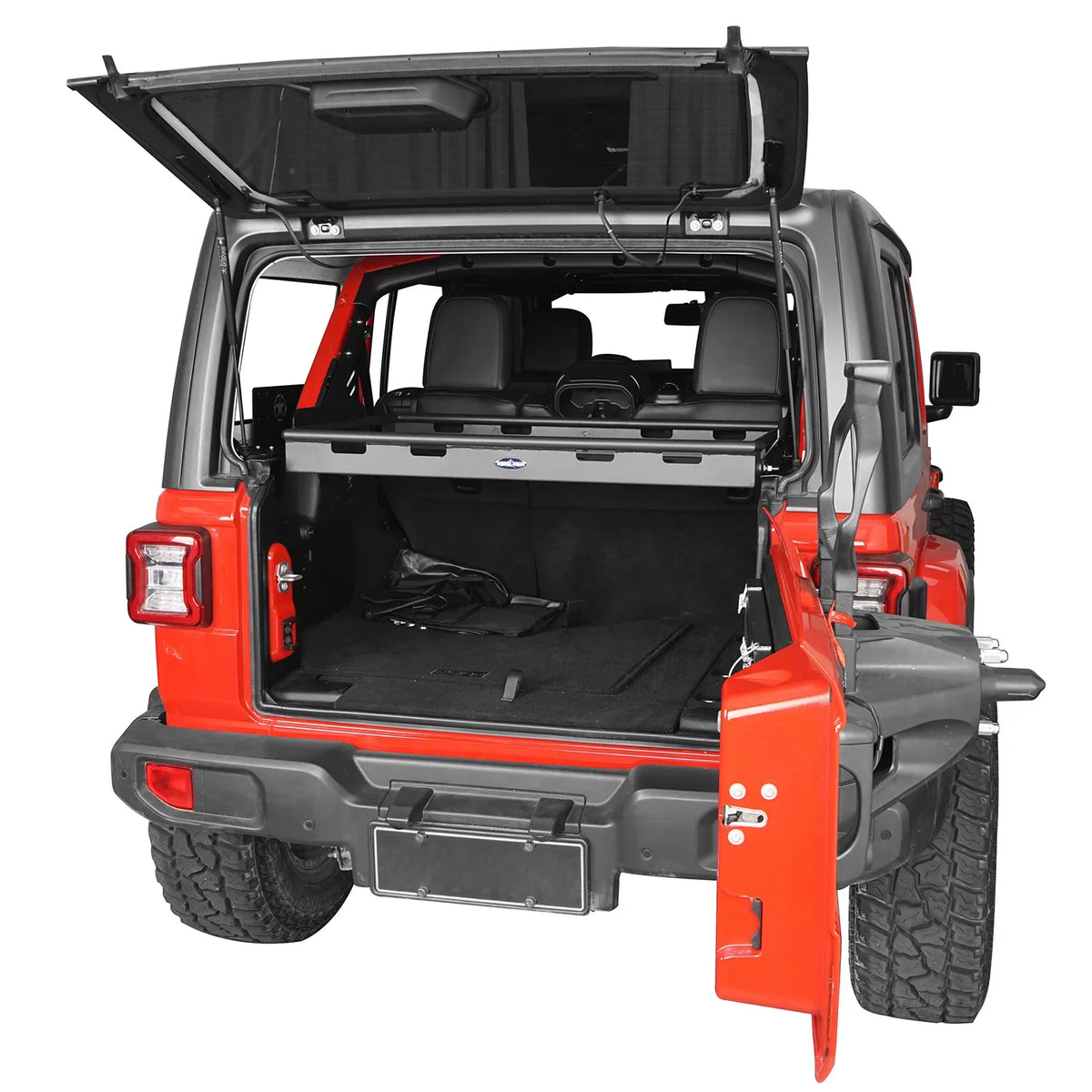 Hooke Road Cargo Carrier for Hard Top Steel Interior fits Jeep Wrangler JL 2018-2023