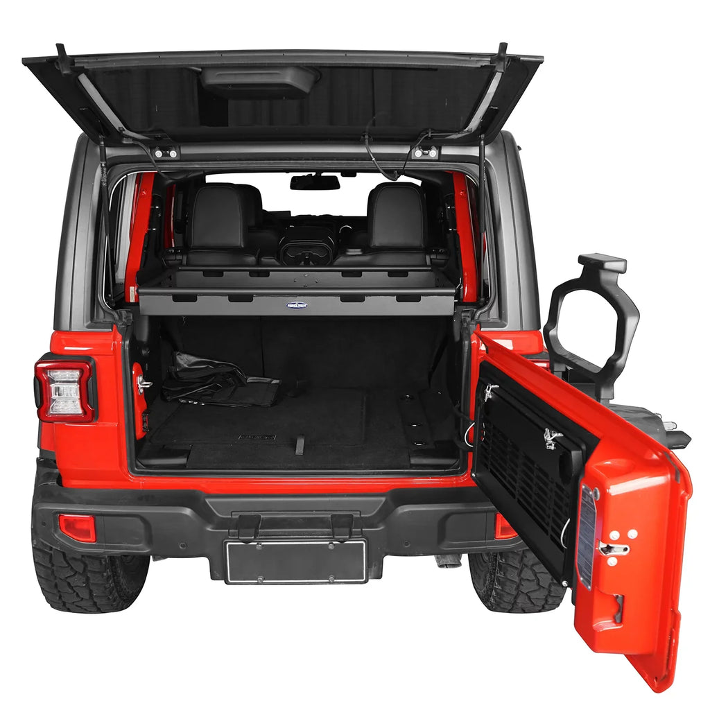 Hooke Road Cargo Carrier for Hard Top Steel Interior fits Jeep Wrangler JL 2018-2023