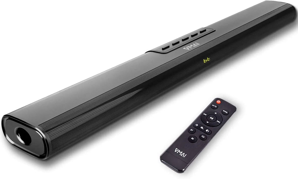 Open Box Vmai S5 2.0Ch Sound Bar for TV, Built-in Subwoofer, Bluetooth 5.0 Speaker -Black