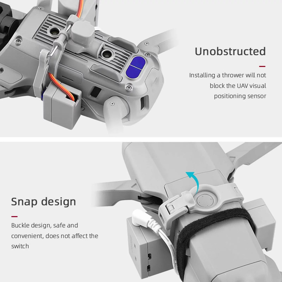 Follow Airdrop System Payload Airdrop Release Drop Device Kit Compitable With Mavic Air 2/Air 2s Wedding Proposal Delivery Device