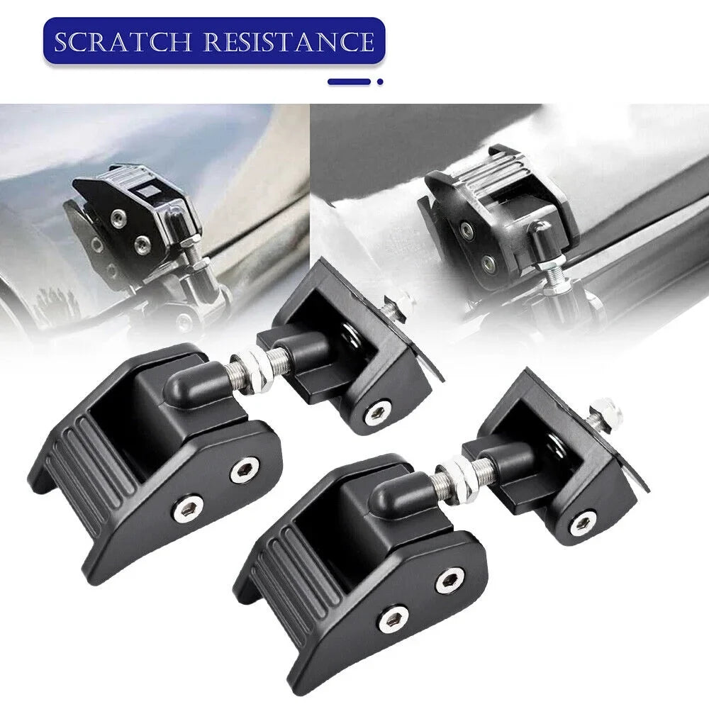 JahyElec Durable Black Hood Latch Lock Catch for Jeep Wrangler JK 07-18 - Secure Your Off-Road Adventures
