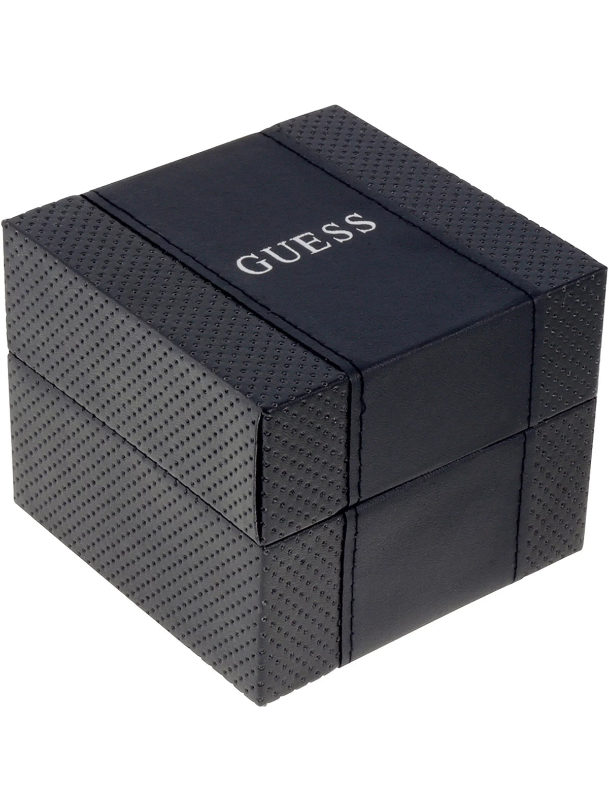 Guess Men's W0076G4, Chronograph,Rose gold tone,dark dial,stainless steel case,leather strap,date,50m WR