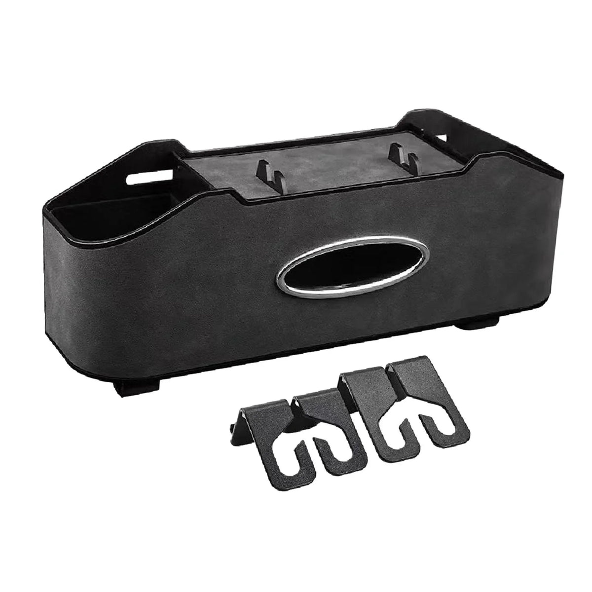 yotijar Car Back Saddle Headrest Hanging Storage Box Car Travel Accessories Cup Holder