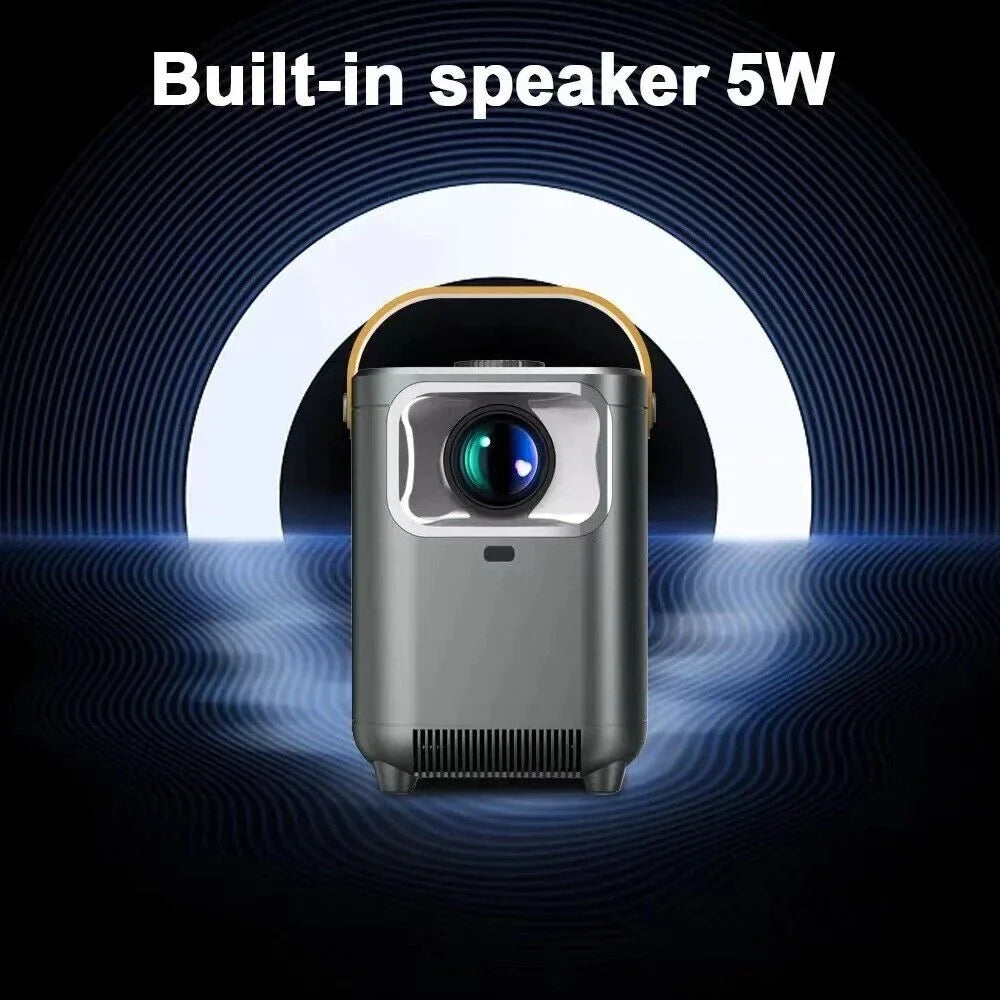 LEXKUYI 5G 4K Support HD Home Theater Cinema Projector WiFi Bluetooth LED Movie Gaming Projector
