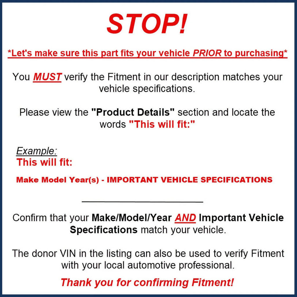 Pre-Owned 2018 Pathfinder Rear View Backup Camera W/ Chrome Trim Panel OEM (Good)
