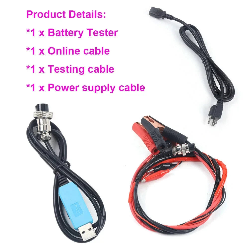 EBC-A40L 5V High Current Lithium Battery Capacity Tester 40A 110V Manual 200W