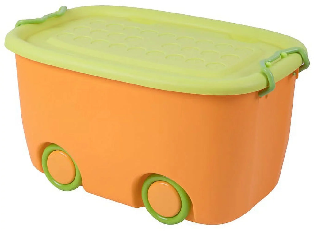 Stackable Toy Storage Box with Rims