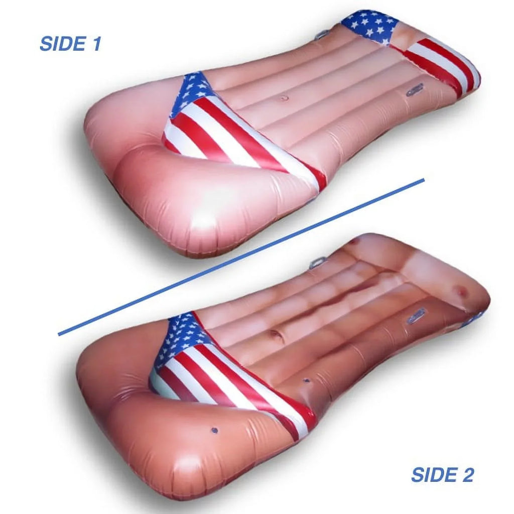 JETSUP by Jet Creations, HOT BODY Pool Float: Patriotic Edition
