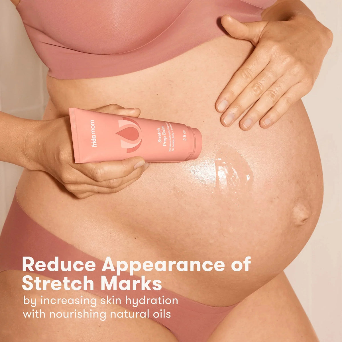 Frida Mom Pregnancy Skincare Body Relief Set for Stretch Marks, Dry Skin, Swelling Chafing - 4 Ct