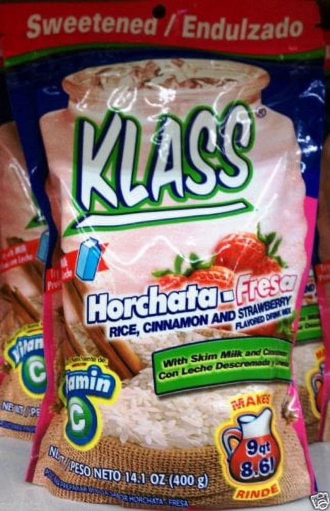 Klass Horchata Strawberry Mix (Pack of 16)