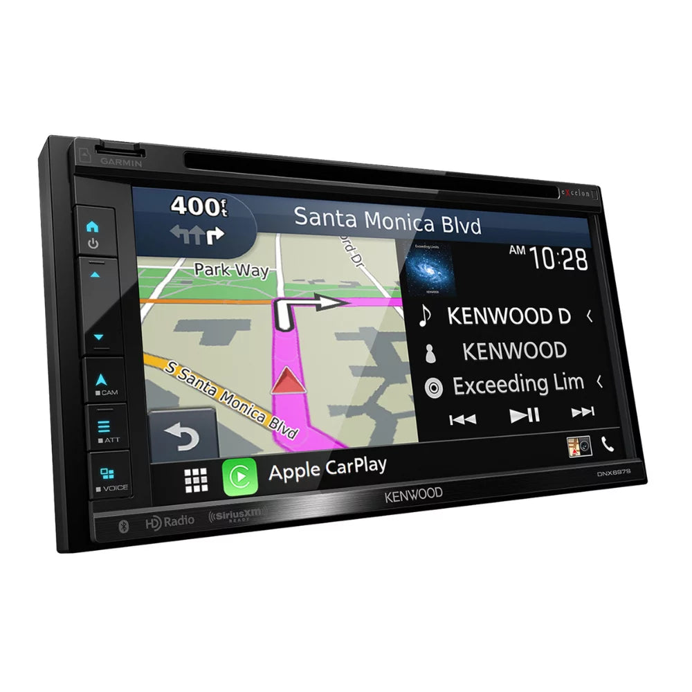 New Kenwood DNX697S 6.8" Navigation DVD Receiver & DRV-N520 Full HD Dashboard Camera