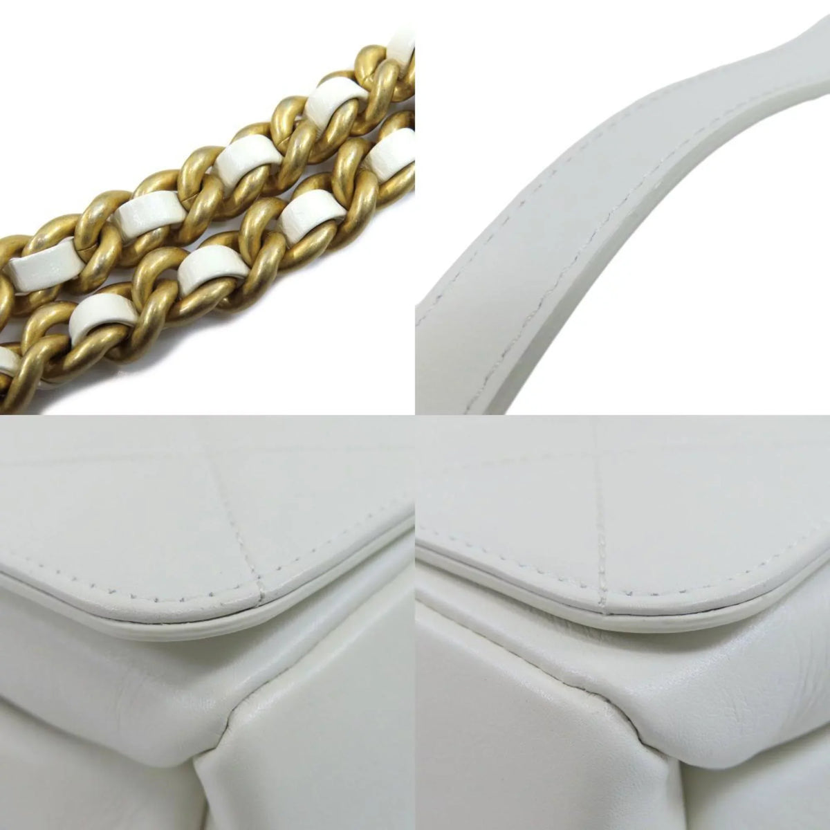 Pre-Owned Chanel Chain Shoulder Matelasse Bag Lambskin Ladies CHANEL (Good)