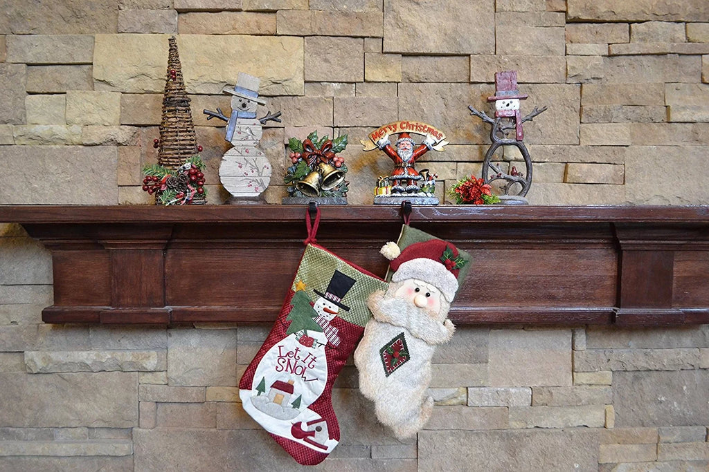 Lulu Decor, Cast Iron Christmas Stocking Holder, Strong and Durable Hook, Designed, Measures 7 X 5.5 inches, Weighs 3.5 lbs, Perfect (Bell)