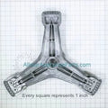 LG Electronics 4434ER0002A Washing Machine Rear Spider Drum Support