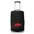 MOJO Black Arkansas Razorbacks 21" Softside Rolling Carry-On Suitcase