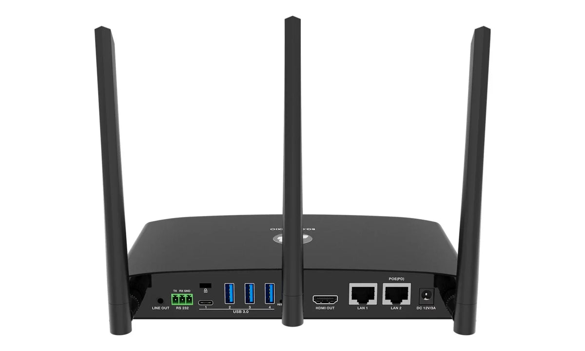 BZBGEAR 4K UHD Wireless BYOD Conference Room Presentation Collaboration Solution with Airplay/Miracast/Chromecast Support