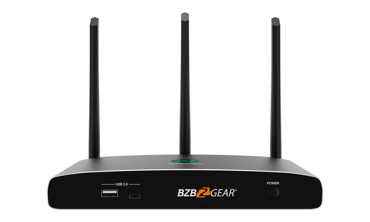 BZBGEAR 4K UHD Wireless BYOD Conference Room Presentation Collaboration Solution with Airplay/Miracast/Chromecast Support