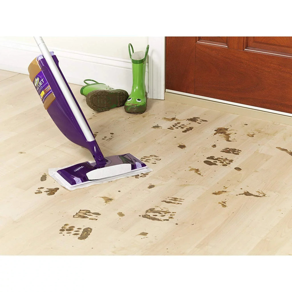 Swiffer WetJet Multi-Purpose Floor Cleaner Solution Refill Open Window Fresh Scent 1.25L, Pack of 6