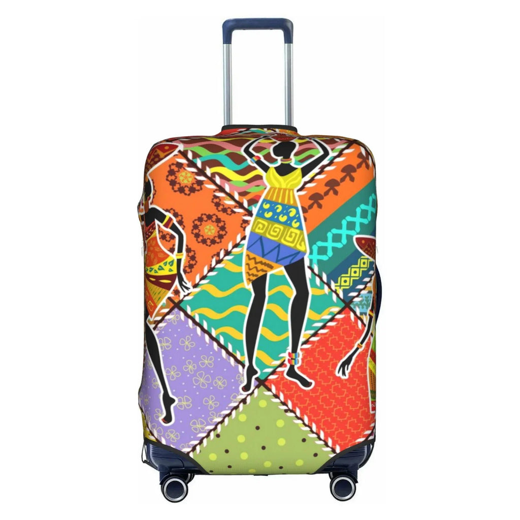 Kll Dancing African Womans Luggage Cover Suitcase Cover Suitcase Protector-