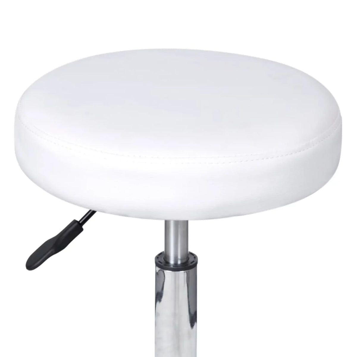 OWSOO Office Stool White Faux Leather