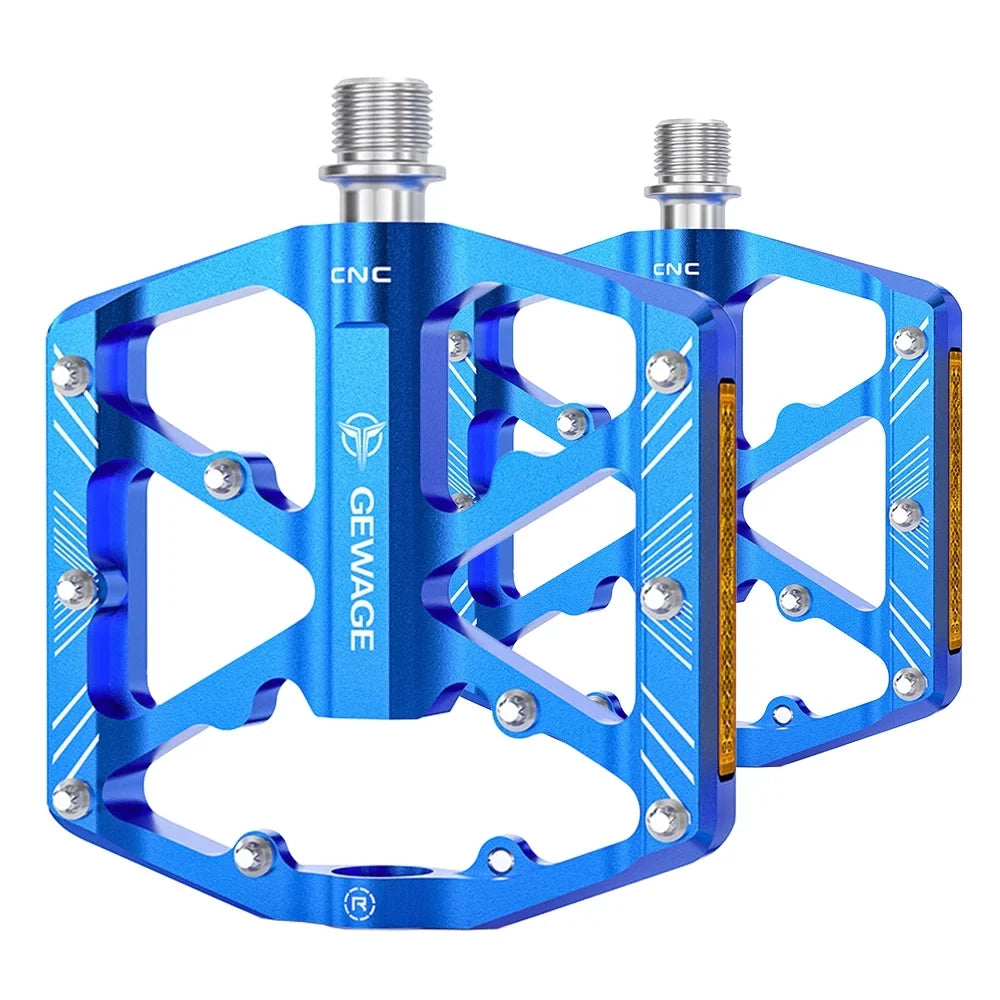 GEWAGE Cycle Peddling components Aluminum Alloy Peddling components with Reflectors Mountain Cycle Peddling components Cycling Peddling components Platform